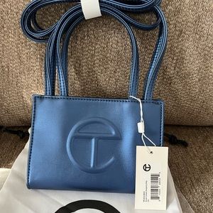 Telfar Shopping Bag - small,  cobalt blue, crossbody, handbag, never used..